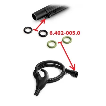 Комплект уплотнительных колец для Karcher SV 1802/1902/7