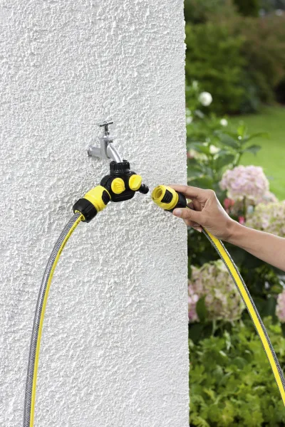 Распределитель 2-х канальный Karcher G3/4, G1/2 для систем полива