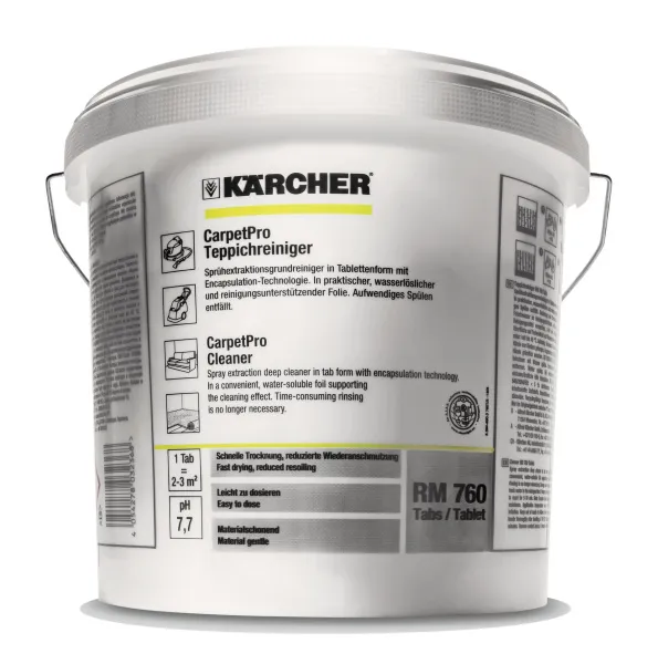 Таблетки чистящего средства Karcher RM 760 для очистки текстильных поверхностей, 200 шт