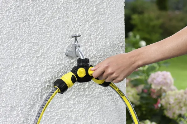 Распределитель 2-х канальный Karcher G3/4, G1/2 для систем полива