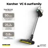 Аккумуляторный вертикальный пылесос Karcher VC 6 OurFamily