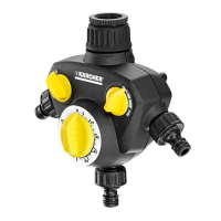Таймер для полива Karcher WT 2.000 + распределитель 3-х канальный G1, G3/4 для систем полива Таймер для полива Karcher WT 2.000 + распределитель 3-х канальный G1, G3/4 для систем полива