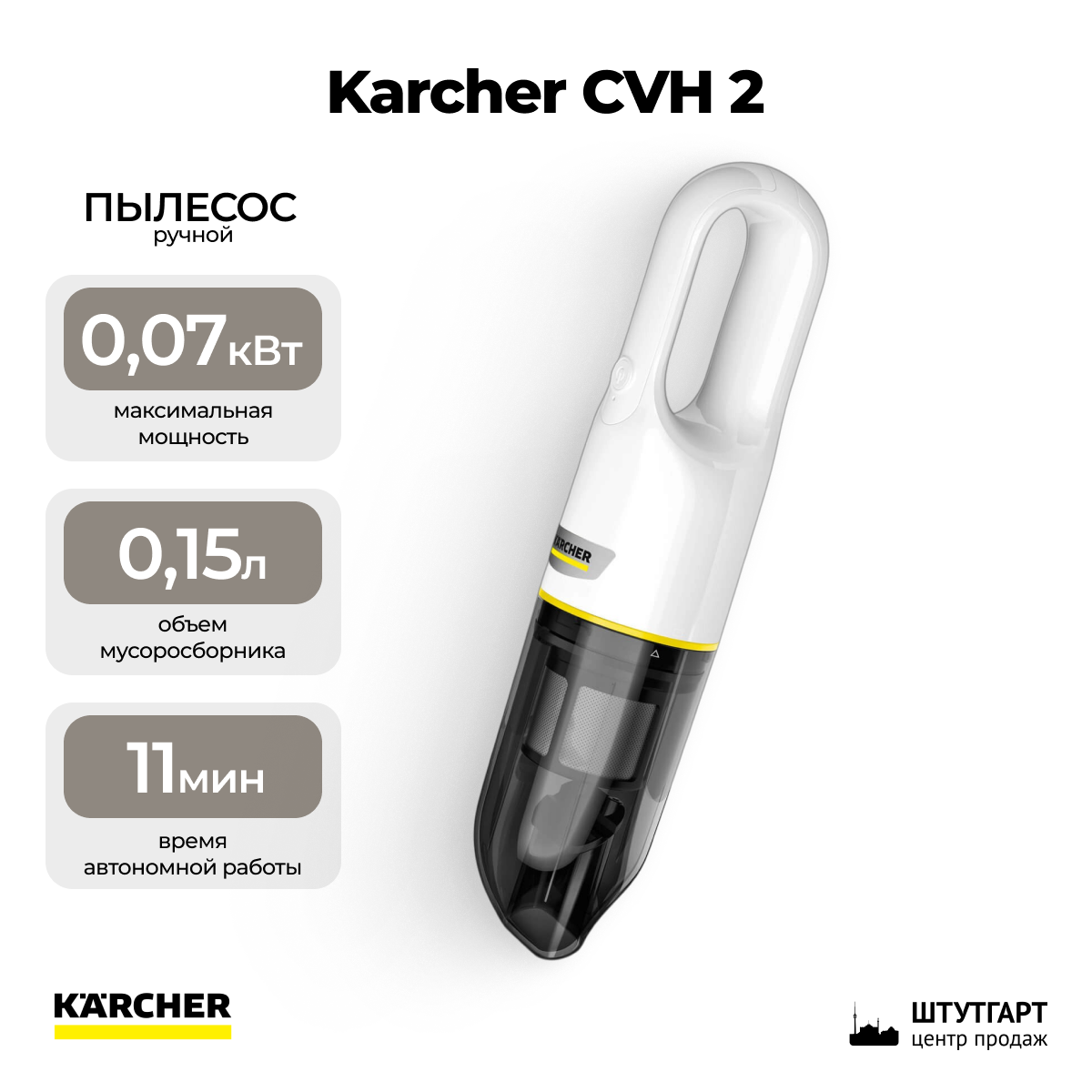 Ручной пылесос Karcher CVH 2