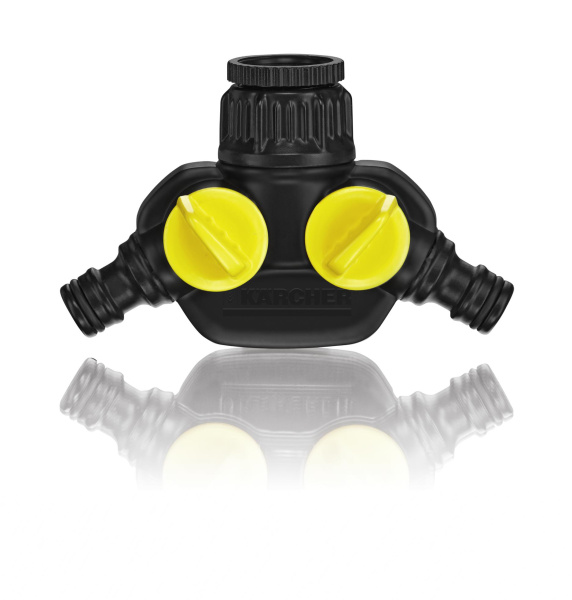 Распределитель 2-х канальный Karcher G3/4, G1/2 для систем полива