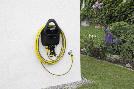 Крепление настенное для хранения шланга с ящиком Karcher "Premium" Крепление настенное для хранения шланга с ящиком Karcher "Premium"