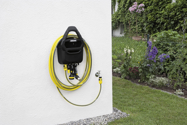 Крепление настенное для хранения шланга с ящиком Karcher "Premium" Крепление настенное для хранения шланга с ящиком Karcher "Premium"
