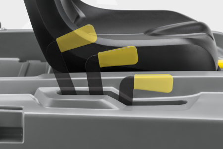 Подметально-всасывающая машина с сиденьем для водителя Karcher KM 85/50 R Bp