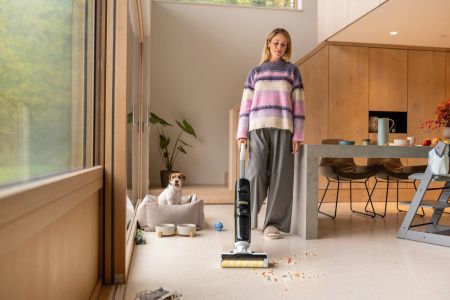 Вертикальный моющий пылесос Karcher FCV 4 Dry