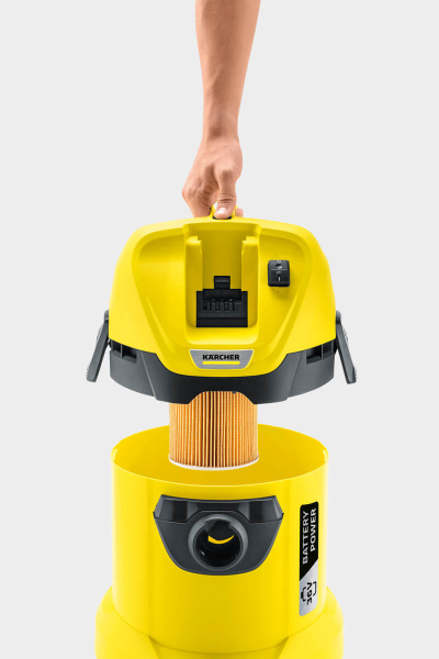 Аккумуляторный хозяйственный пылесос Karcher WD 3 Battery Аккумуляторный хозяйственный пылесос Karcher WD 3 Battery
